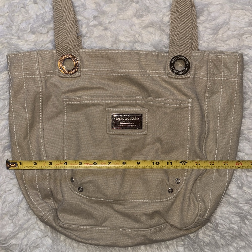 Aeropostale Vintage Canvas Tote Bag, 16ā x 14ā - Picture 6 of 16